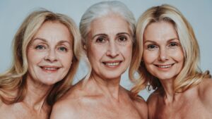 skin laxity in menopause women